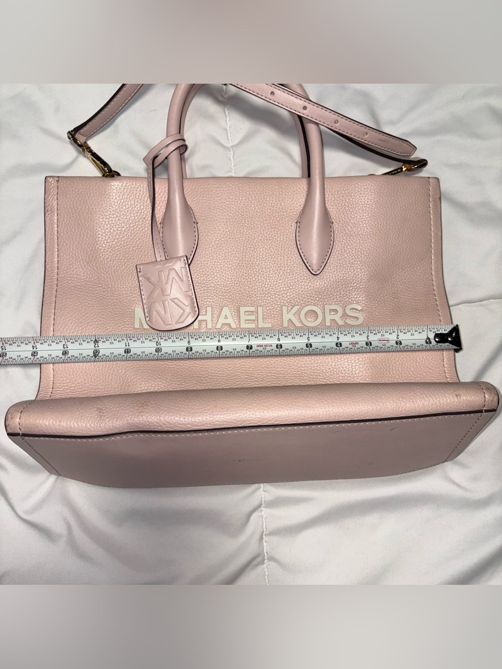 Michael Kors Mirella medium leather tote crossbody and wallet Pink - Picture 11 of 13